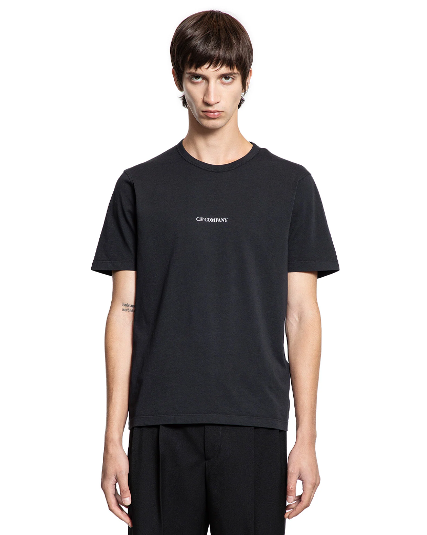 C.P. Company Logo T-Shirt Black RCCMTS727A005431G