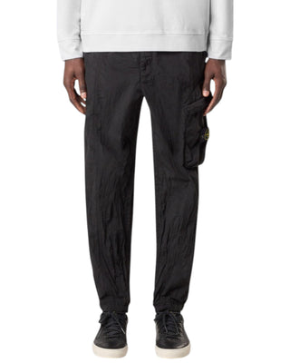 Stone Island 3100006 NYLON METAL IN ECONYL® Cargo Trousers Black