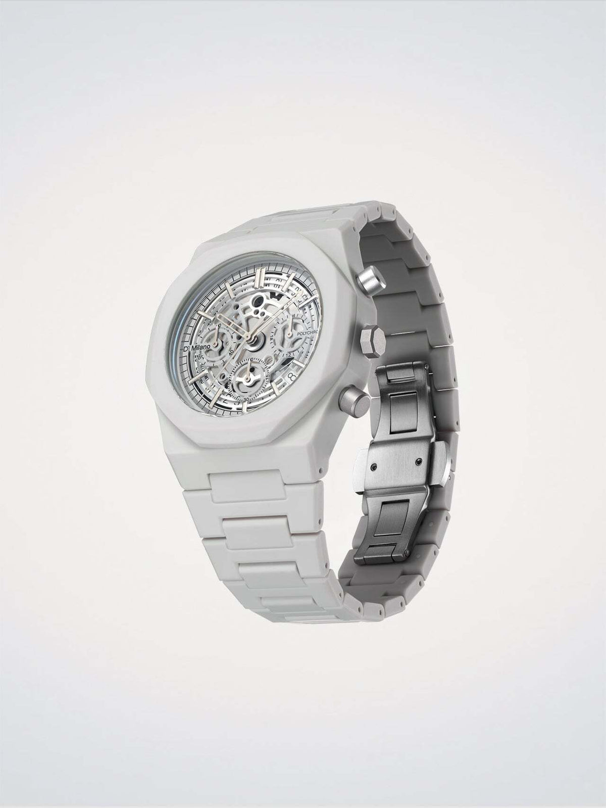 D1 Milano Polychrono Bracelet 40.5 mm Model L Light Grey PHBJ11