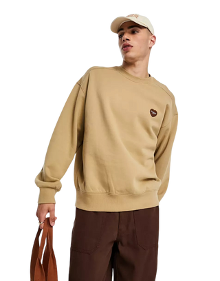 Carhartt WIP Heart Patch Sweat Beige