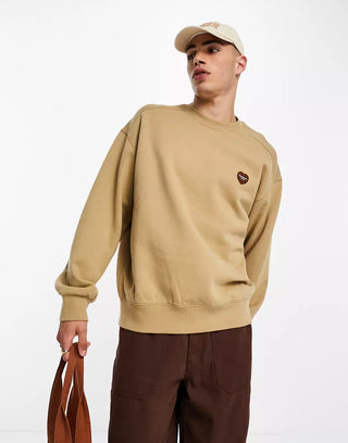 Carhartt WIP Heart Patch Sweat Beige