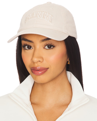 Ganni Canvas Cap Egret