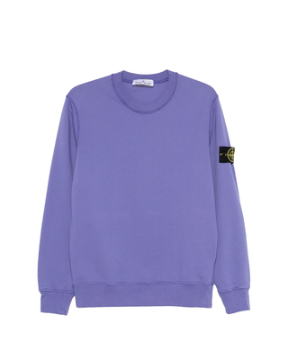 Stone Island 6100028 BRUSHED ORGANIC COTTON FLEECE Sweatshirt Lavender