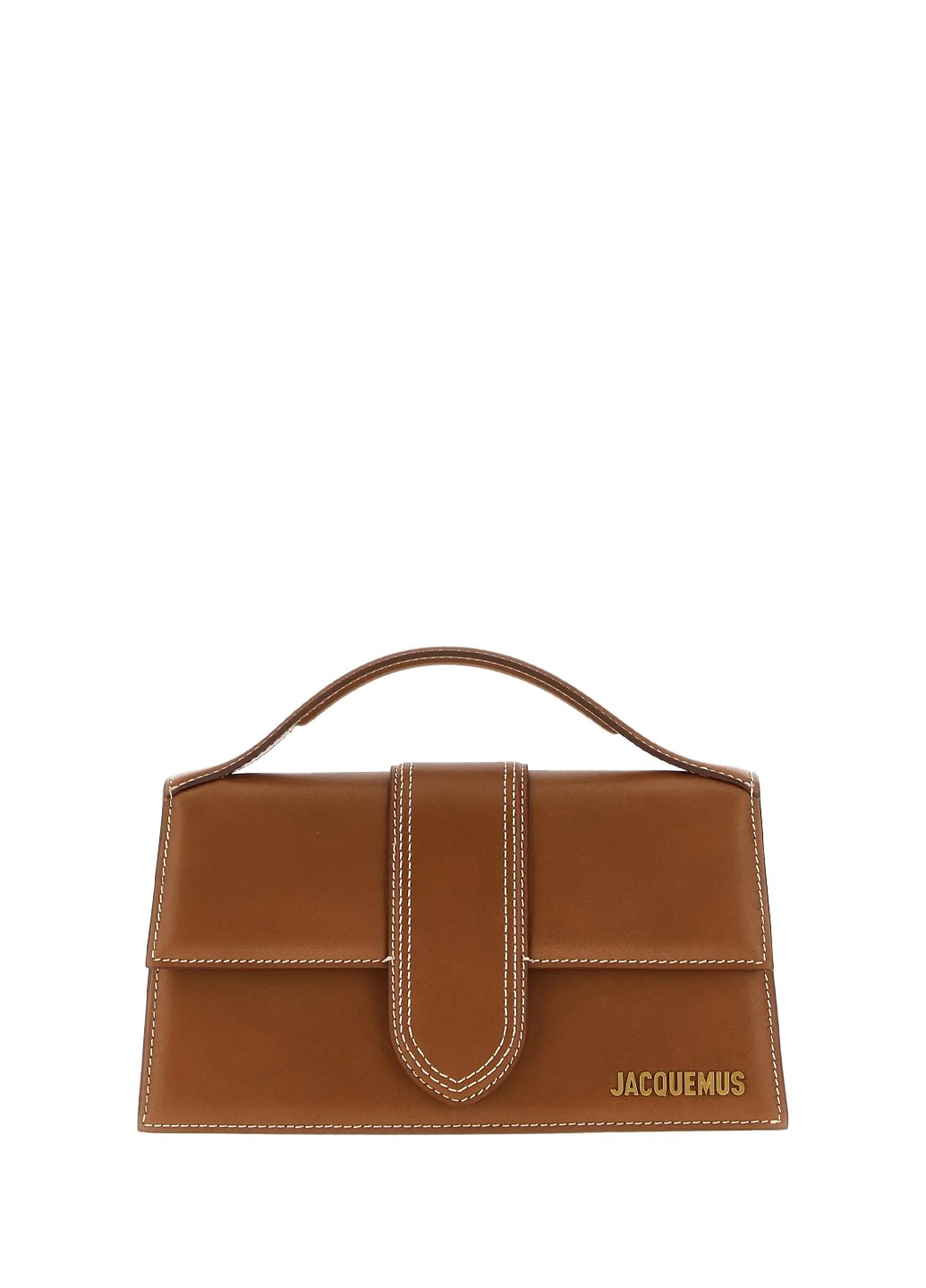 Jacquemus 'Le Grand Bambino' Leather Crossbody Handbag Light Brown