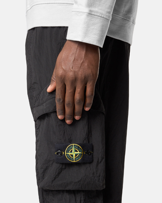 Stone Island 3100006 NYLON METAL IN ECONYL® Cargo Trousers Black