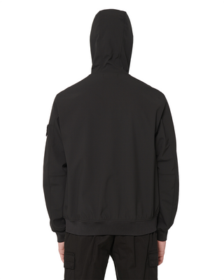 Stone Island 40227 Light Soft Shell-R Jacket Black