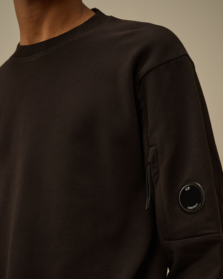C.P. Company Diagonal Raised Sweatshirt Black RCCMSS713A005086W