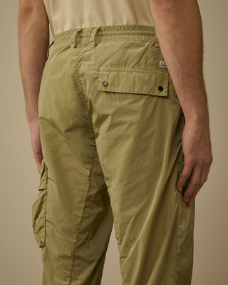 C.P. Company Chrome-R Ergonomic Cargo Lens Pants Moss Grey Green 20CMPA032A005904G
