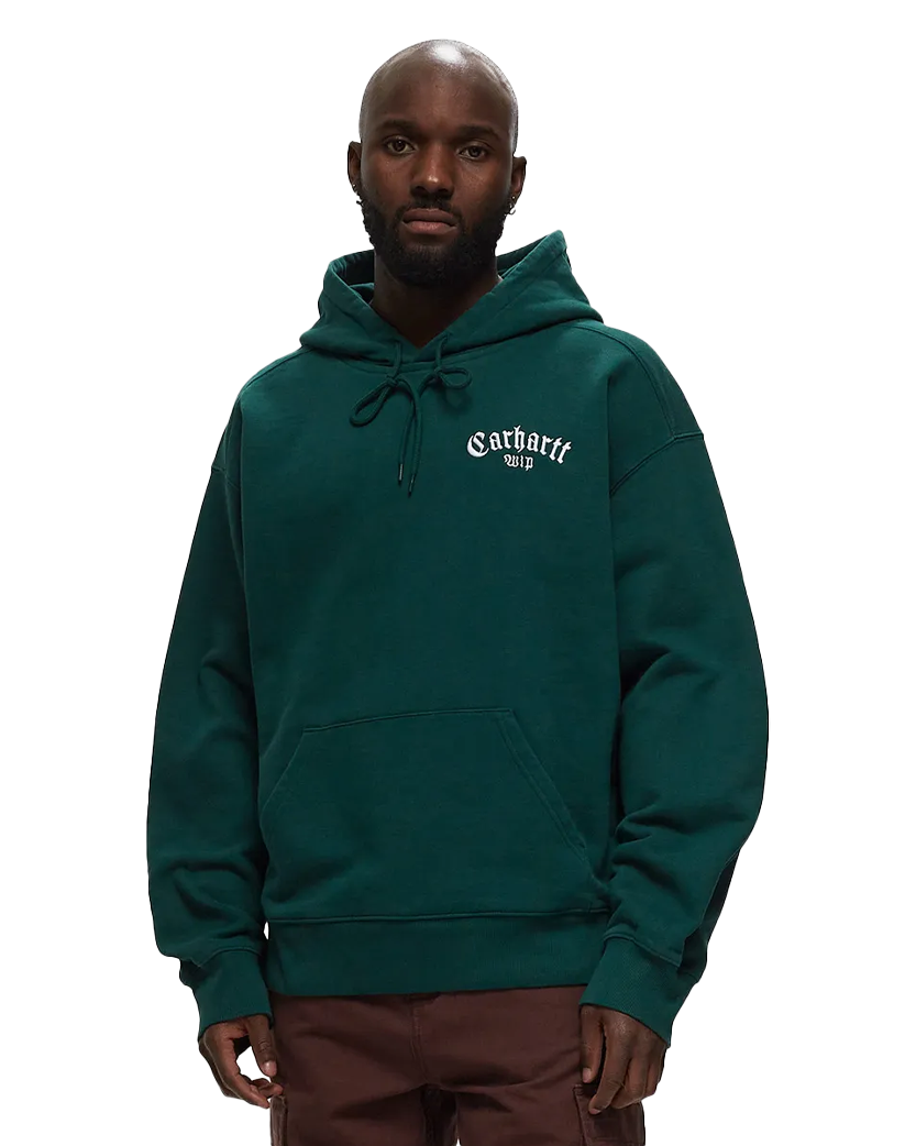 Carhartt WIP Onyx Script Hoodie Green
