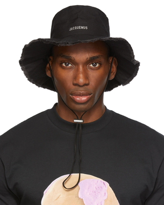 Jacquemus 'Le Bob Artichaut' Bucket Hat Black