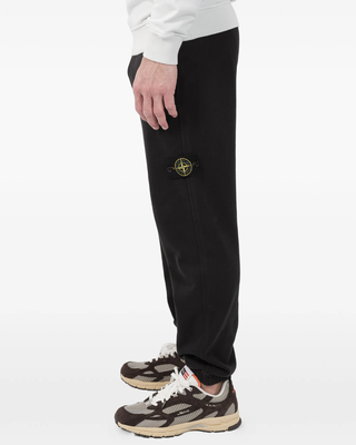 Stone Island 6200004 Organic Cotton Fleece Pants Black