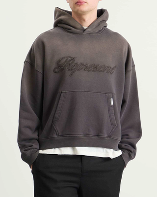 Represent REVERSE APPLIQUE HOODIE After Dark MLM100160-17