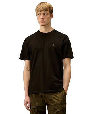 C.P. Company 30/1 Jersey Back Goggle T-Shirt Black 18CMTS030A005100W