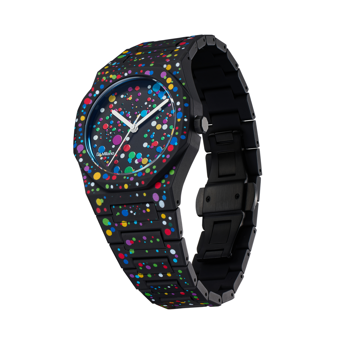 D1 Milano Polycarbon Bracelet 37 mm Dot 01 PCBU11