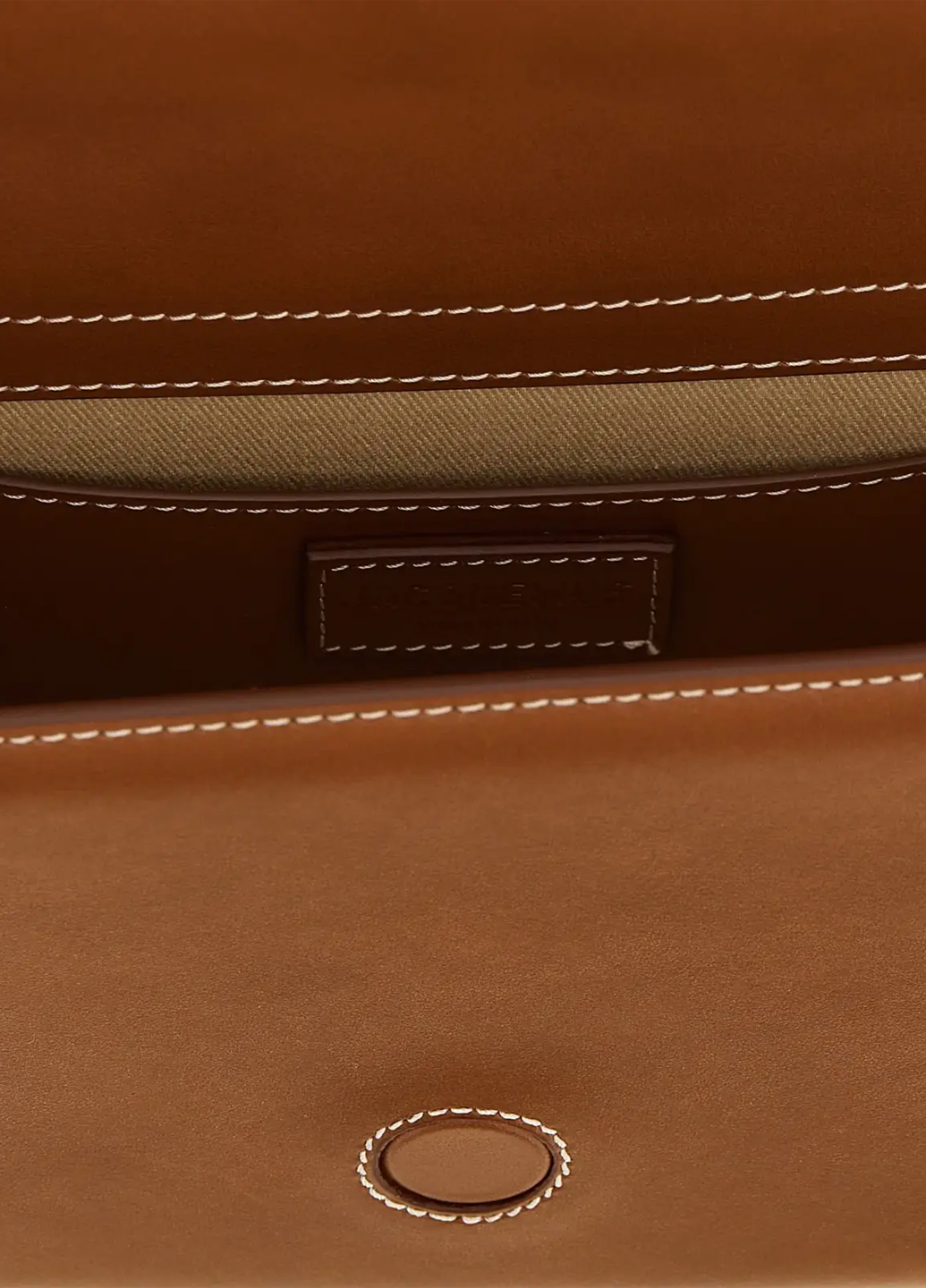 Jacquemus 'Le Grand Bambino' Leather Crossbody Handbag Light Brown