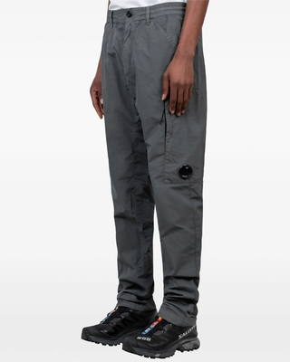 C.P. Company Flatt Nylon Regular Cargo Pants Gunmetal Grey 20CMPA129A005991G