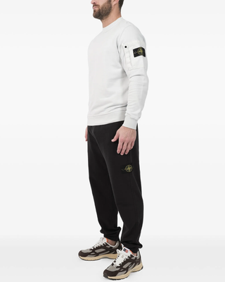 Stone Island 6200004 Organic Cotton Fleece Pants Black