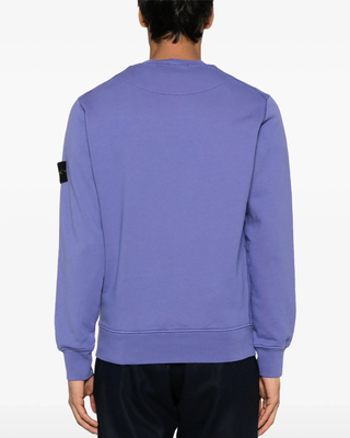 Stone Island 6100028 BRUSHED ORGANIC COTTON FLEECE Sweatshirt Lavender