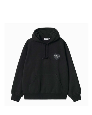 Carhartt Wip Heart Print Hoodie Black