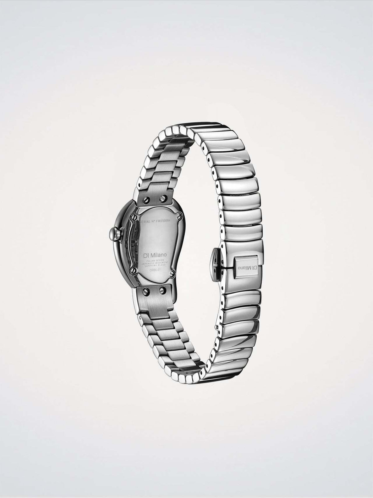 D1 Milano Pure Drop 23 mm Silver DRBL01