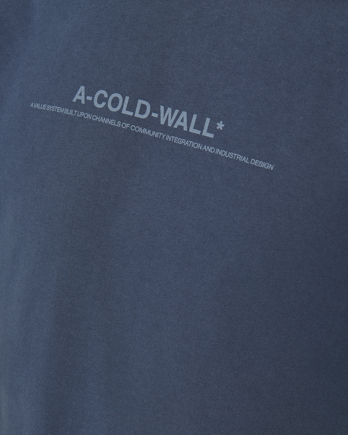 A-Cold-Wall SS24 Discourse T-shirt Navy