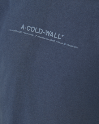 A-Cold-Wall SS24 Discourse T-shirt Navy