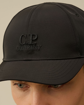 C.P. Company Gabardine Logo Cap Black 18CMAC282A006288A