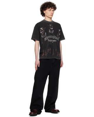Represent Thoroughbred T-Shirt Vintage Black MLM41135-003
