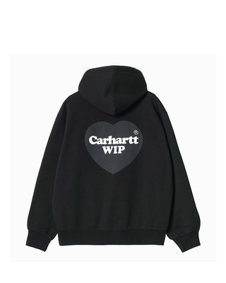 Carhartt Wip Heart Print Hoodie Black