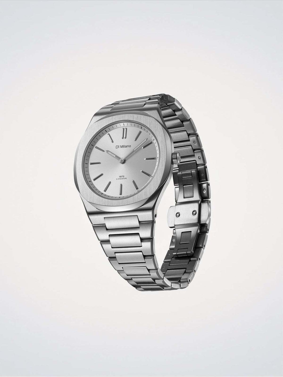 D1 Milano Groovy Silver 39 mm Silver UHBJ02