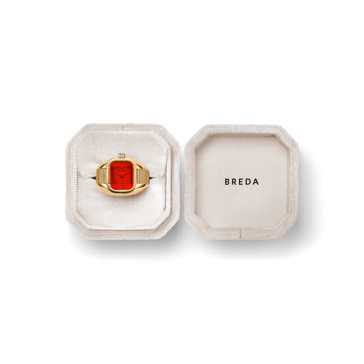 Breda Nocturne Time Ring Deep Gold/Flame 1755C