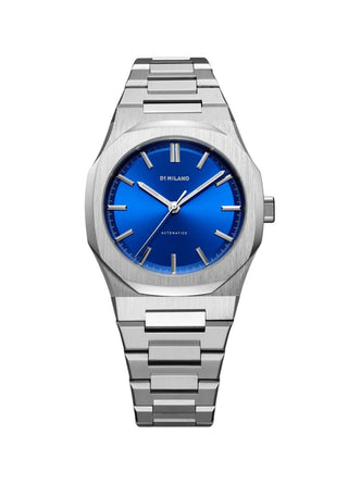 D1 Milano Navy Code 36 mm Silver ATBU06