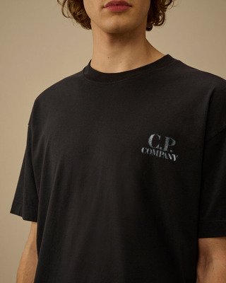 C.P. Company 30/1 Jersey Comfort Logo T-Shirt Total Eclipse Blue 20CMTS143A110579W