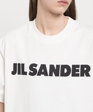 Jil Sander Logo Print T-shirt White