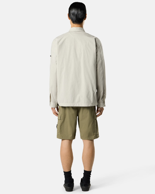 Stone Island L100020 STRETCH COTTON TELA 'PARACADUTE' Cargo Bermuda Shorts Military Green