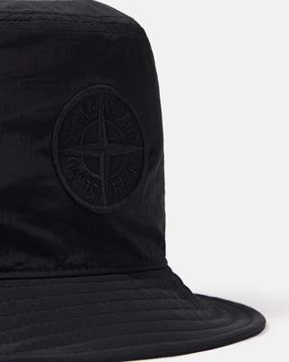 Stone Island 9100012 NYLON METAL IN ECONYL® Bucket Hat Black