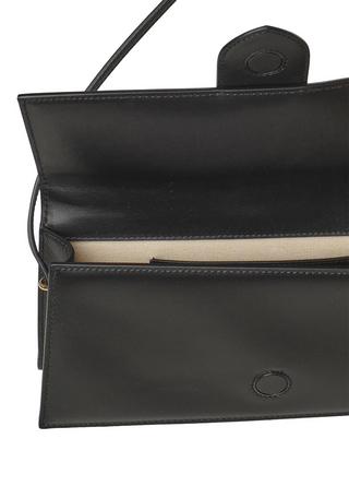 Jacquemus 'Le Grand Bambino' Leather Handbag Black Gold