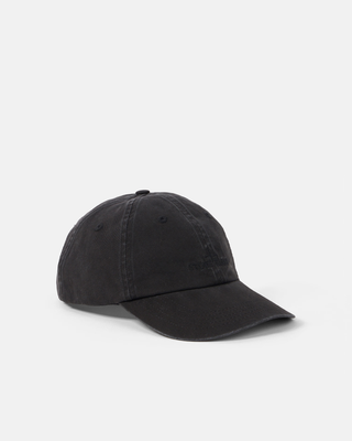 Stone Island 9100009 BRUSHED COTTON GABARDINE Cap Logo Embroidery Black