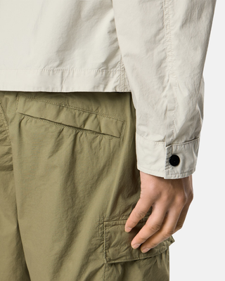 Stone Island L100020 STRETCH COTTON TELA 'PARACADUTE' Cargo Bermuda Shorts Military Green