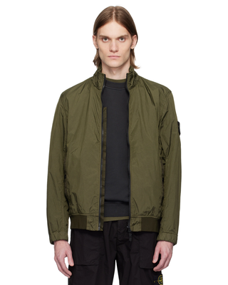 Stone Island 4100037 CRINKLE REPS R-NY Jacket Green