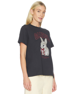 Ganni Bunny T-shirt Phantom Grey