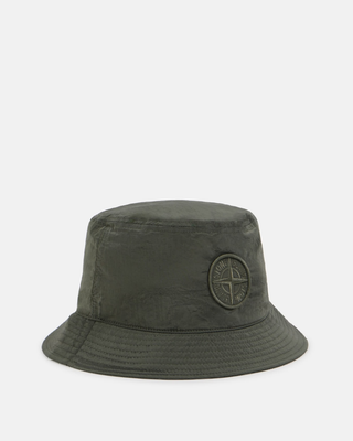 Stone Island 9100012 NYLON METAL IN ECONYL® Bucket Hat Musk Green