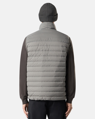 Stone Island G100004 SEAMLESS TUNNEL NYLON DOWN-TC Vest Grey