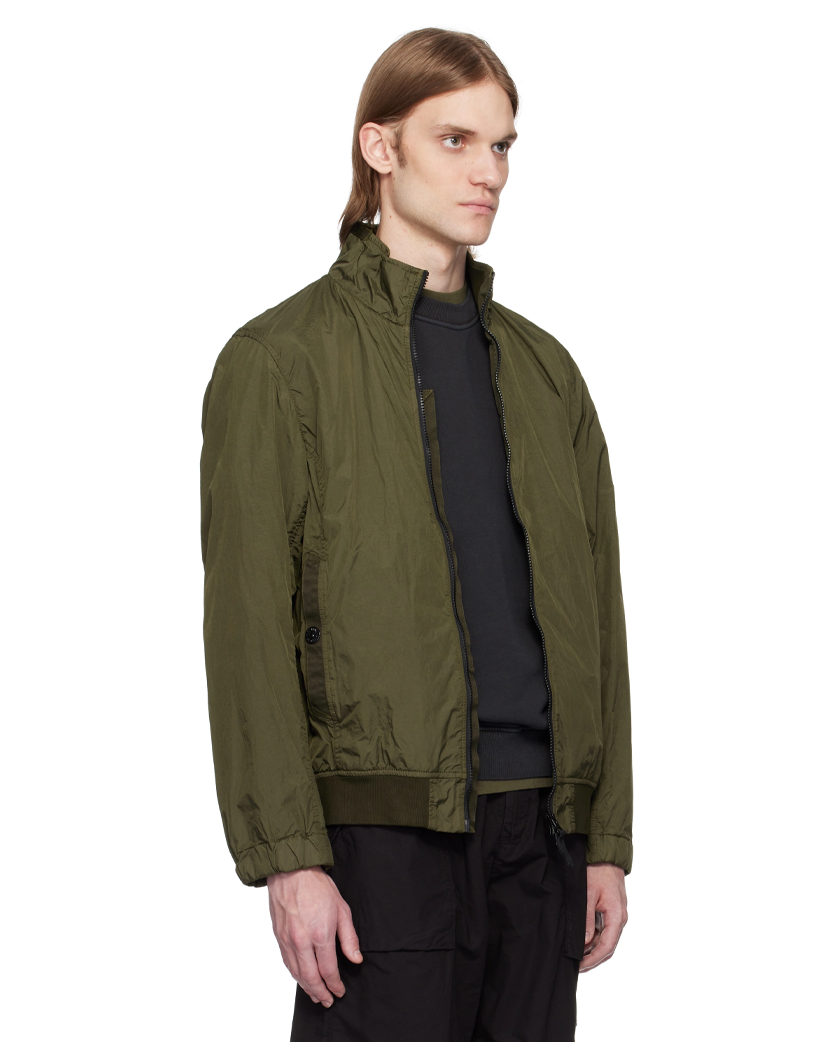 Stone Island 4100037 CRINKLE REPS R-NY Jacket Green