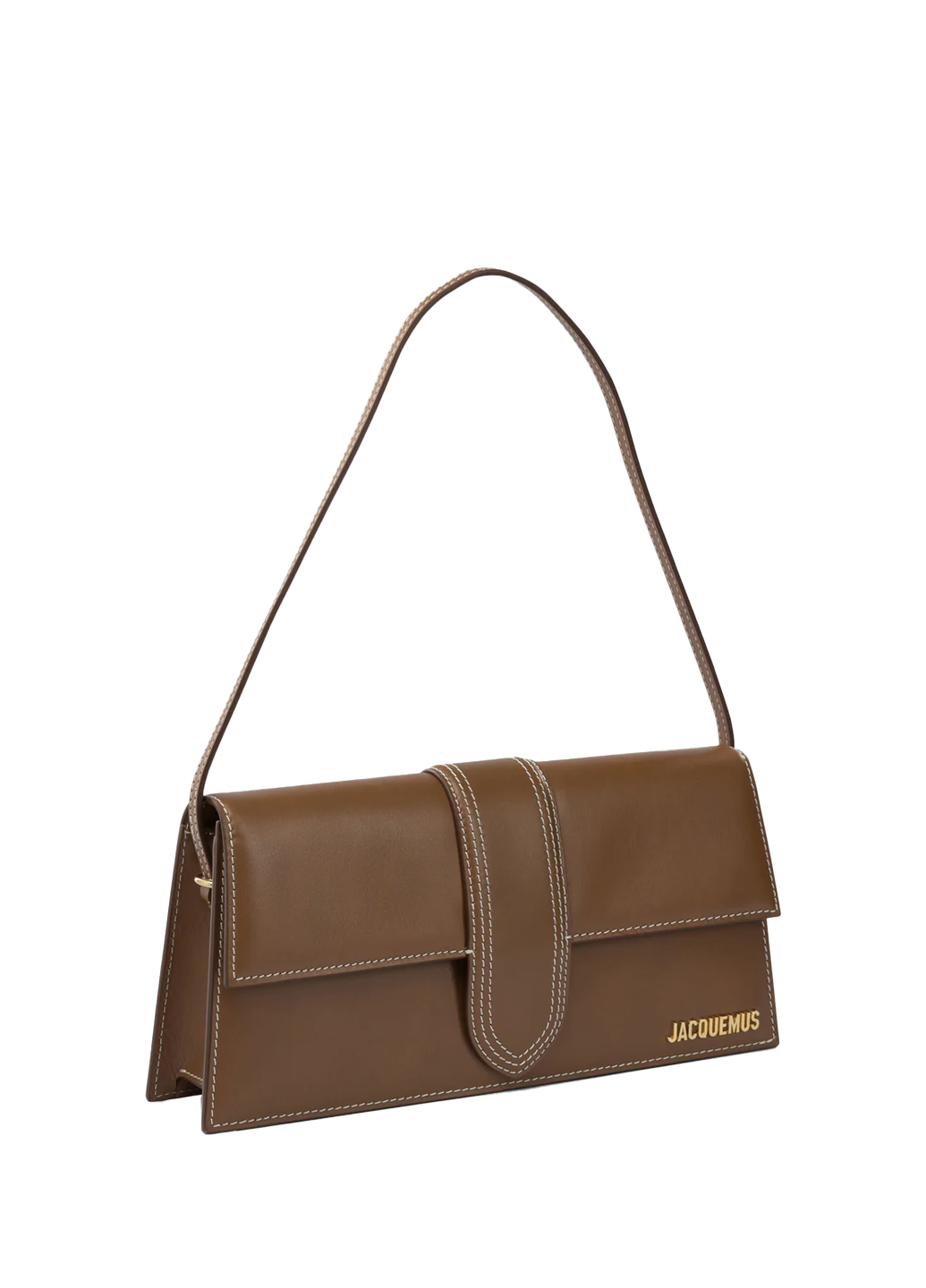 Jacquemus 'Le Grand Bambino' Leather Handbag Light Brown