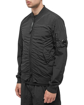 C.P. Company Nycra-R Bomber Jacket Black 18CMOW182A005864G