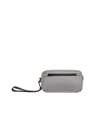 Stone Island 9200917 NYLON METAL IN ECONYL® Padded Zip Pouch Pearl Grey