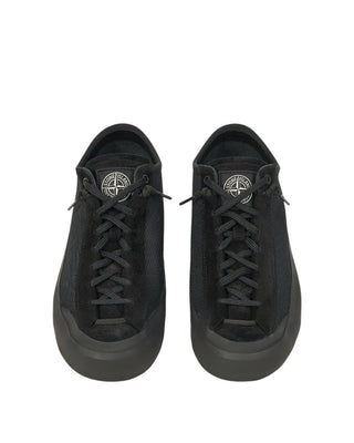 Stone Island S100010 POLY MESH Compass Patch Sneakers Black
