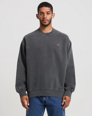 Carhartt WIP Vista Sweat Garment Dyed Vulcan