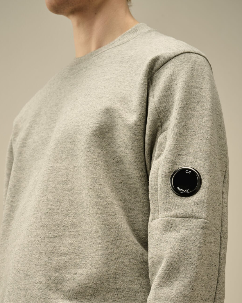 C.P. Company Diagonal Raised Sweatshirt Grey RCCMSS713A005086W